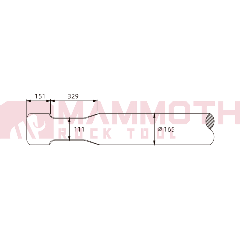 Krupp HM2100/2300 Diameter 165mm