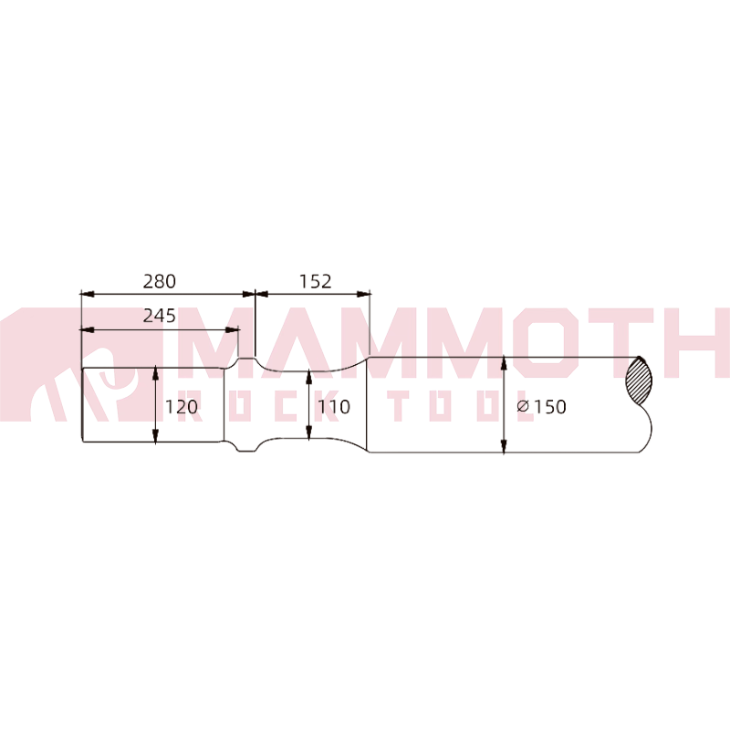 Montabert V45/BRV45-Diameter 150mm